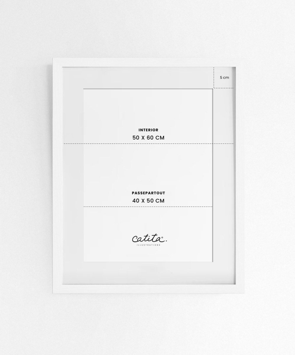 Moldura de Madeira Branca - Molduras Catita illustrations