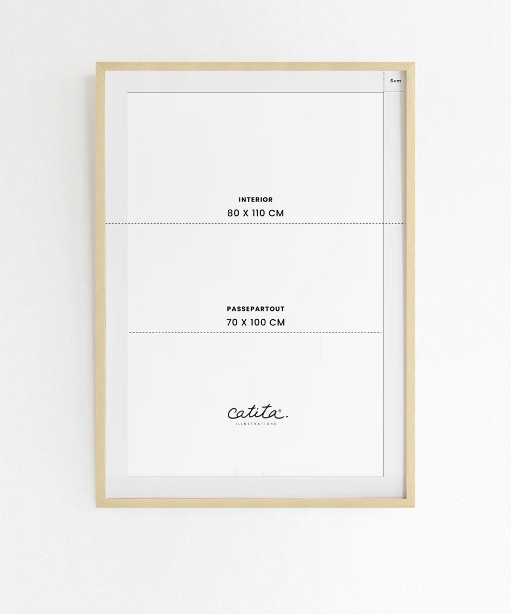 Moldura de Madeira Natural - Molduras Catita illustrations