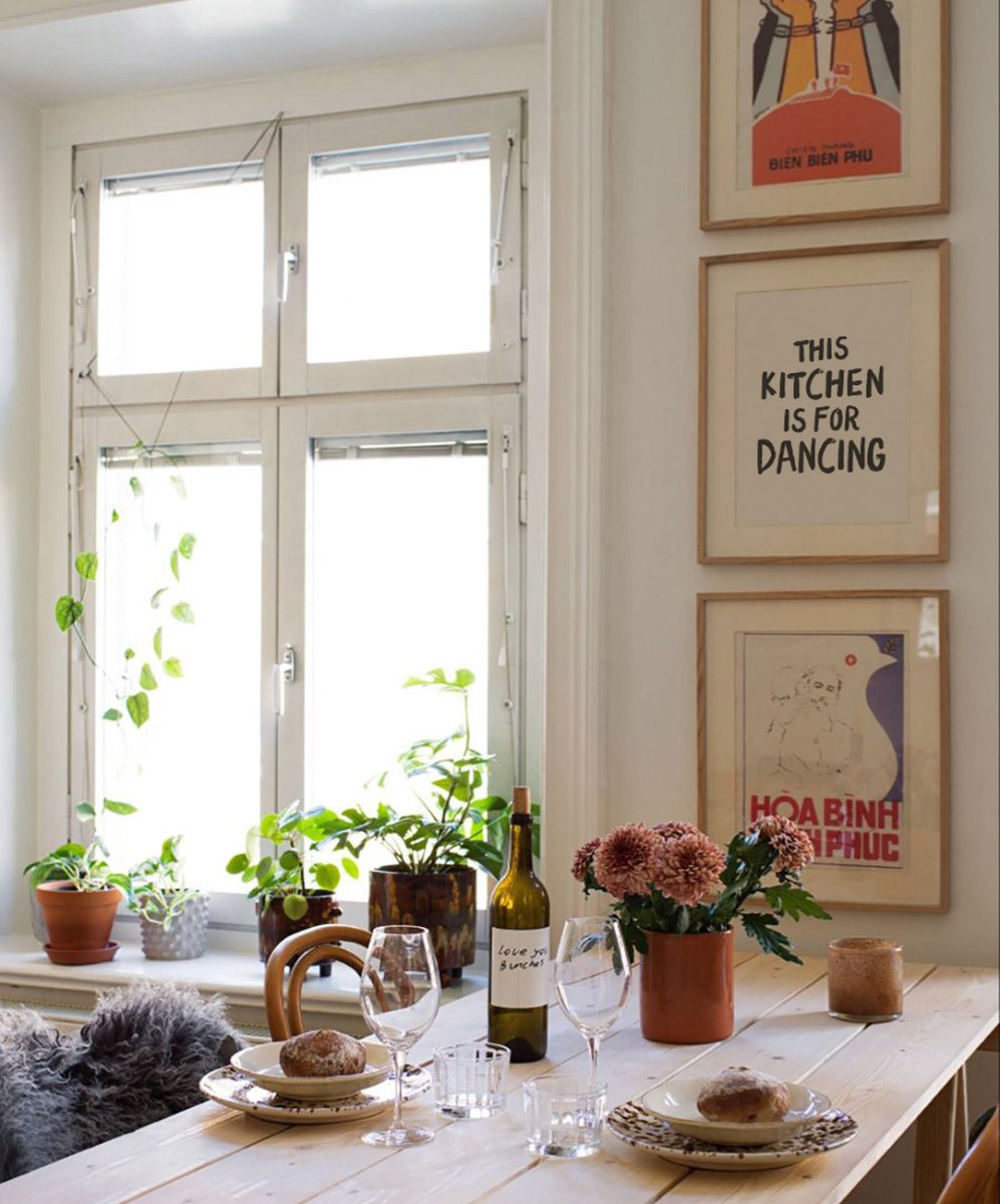 This Kitchen is for dancing - Posters Catita illustrations